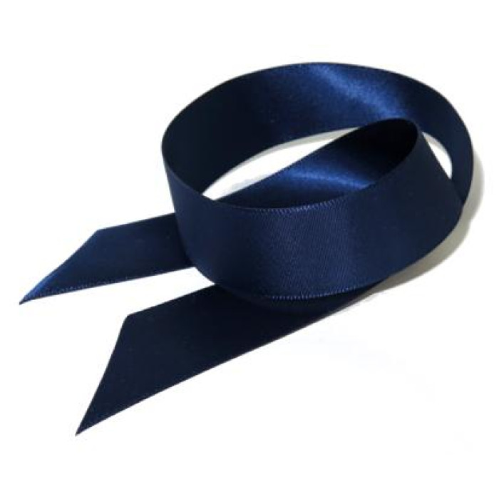 School Colours Hair Accessories School Ribbon Navy Blue 2.5 cm