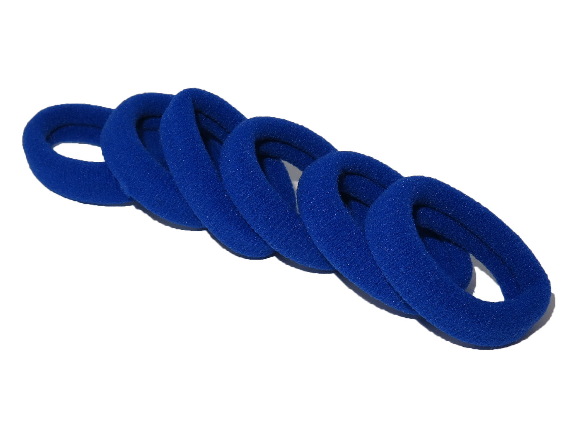 1. Royal Blue Hair Ties - Pack of 10 - wide 6