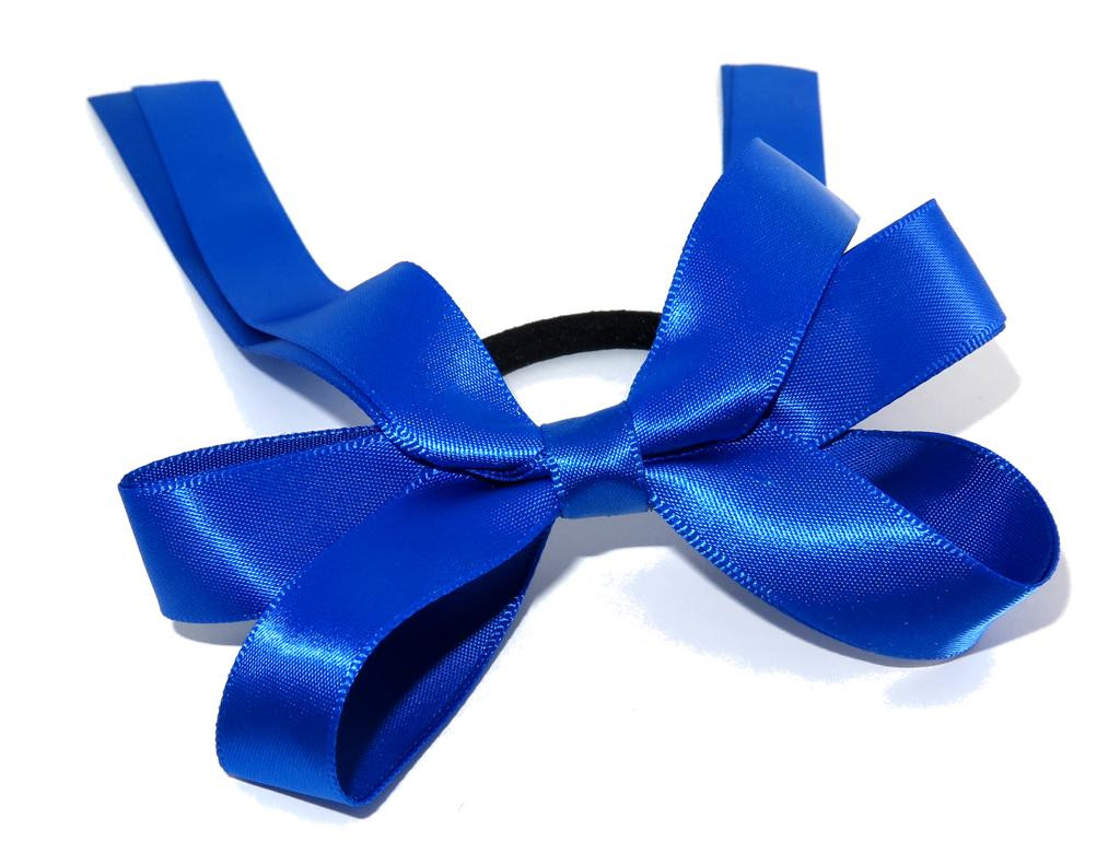 1. Royal Blue and Yellow Hair Bow - wide 7