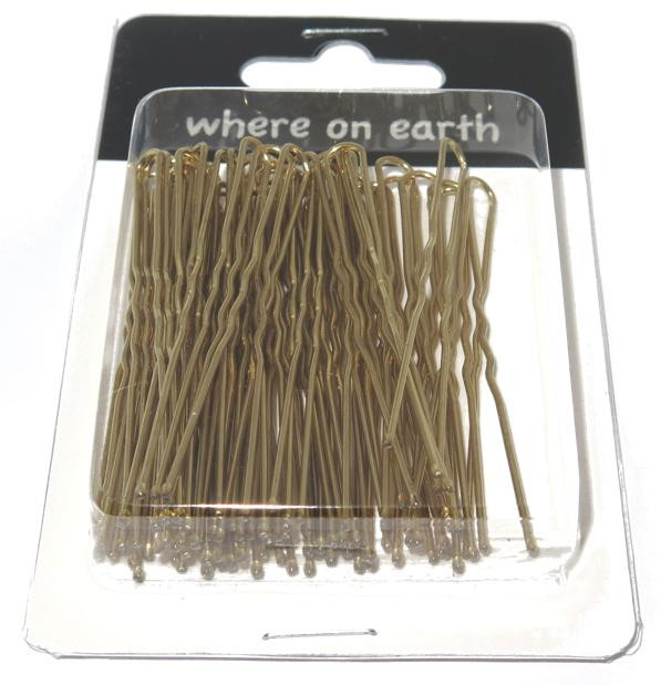 School Colours Hair Accessories Fringe Pin Box Blonde School Colours