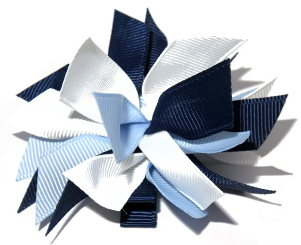 3. Navy Blue Hair Accessories for Bridesmaids - wide 6