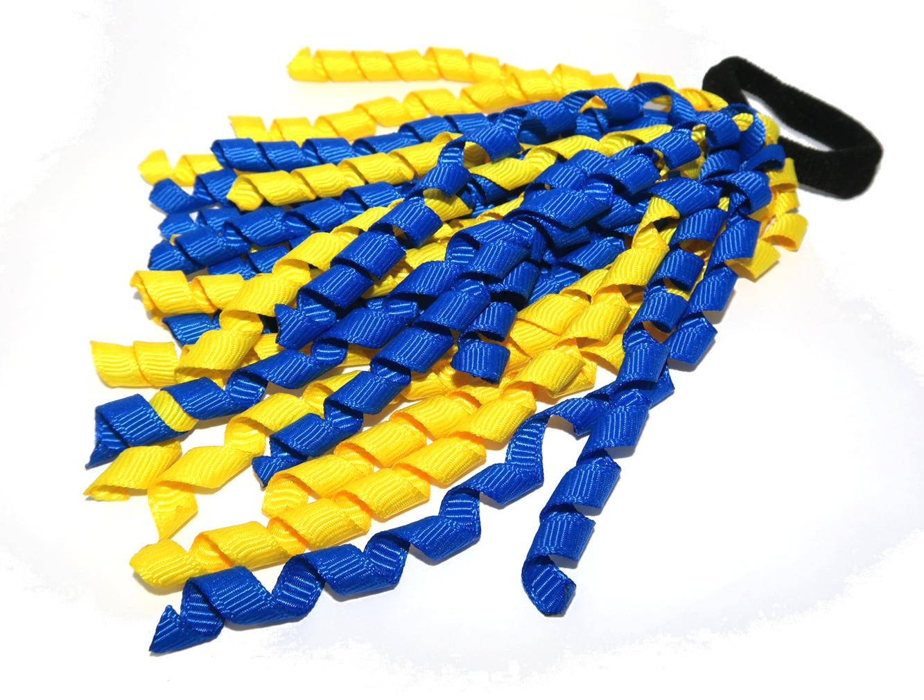 Blue and Yellow Hair Accessories - wide 6