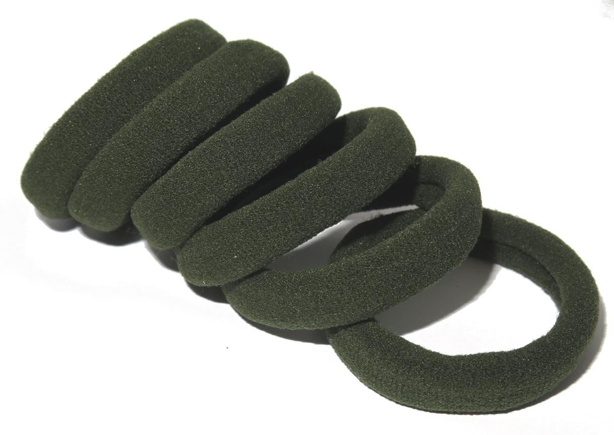 School Colours Hair Accessories Large Soft Tie Green Green Hair