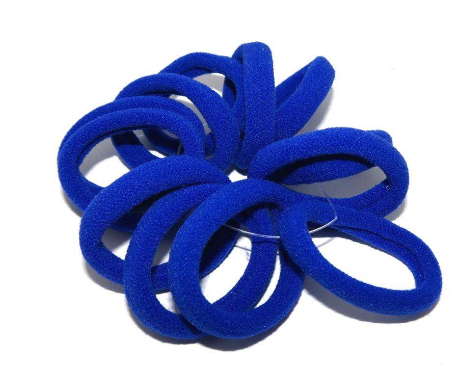 1. Royal Blue Hair Ties - Pack of 10 - wide 3