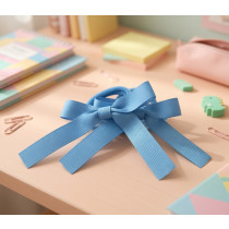 Sky Blue Pony Bows - Pack of 2 