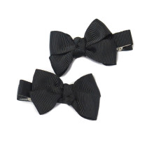 Black Prep School Bows - Pack of 2