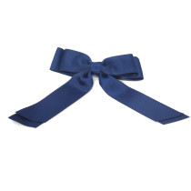 Navy Blue Double Layer Cheer Bow