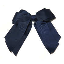 Mini Cheer Bow Navy Blue