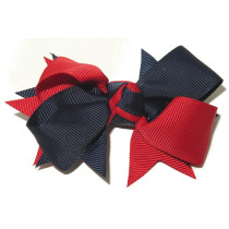 New Spiky Clip Navy Red