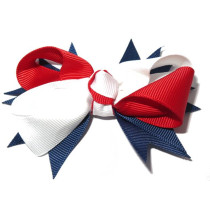 Spiky Clip Navy Red White