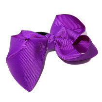 Large Grosgrain Bow Tie Purple