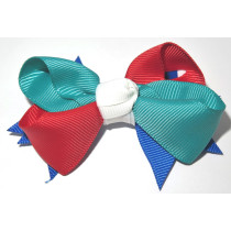 Spiky Bow Red RB Mallard WH