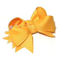 Spiky Bow Clip Gold