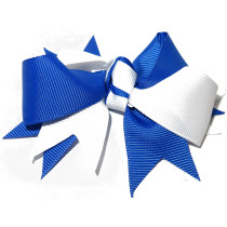 Spiky Clip Royal Blue White