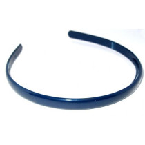 School Hairband 1cm Navy Blue