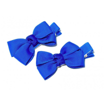 Royal Blue Prep School Bows - Pack of 2