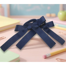 Navy Blue Pony Bows - Pack of 2 