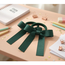 Green Pony Bows - Pack of 2 