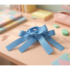 Sky Blue Pony Bows - Pack of 2 