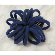 Navy Blue Soft Hair Tie - 20 Pack