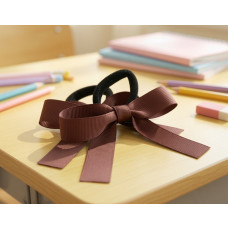Brown Pony Bows - Pack of 2