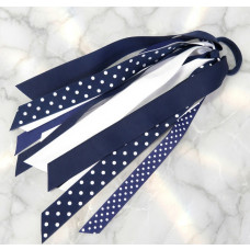 Navy Blue Pony Streamer