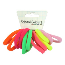 Pink Soft Hair Tie - Pack of 12