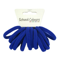 Royal Blue Soft Hair Tie - Pack of 12