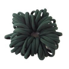 Green Soft Hair Tie - Pack of 50