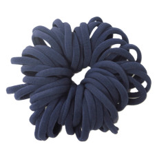 Navy Blue Soft Hair Tie - Pack of 50