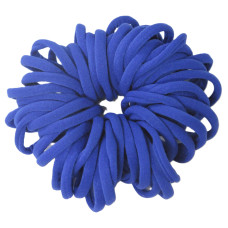 Royal Blue Soft Hair Ties - Pack of 50