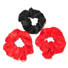 Scrunchie 3 Pack Red Black