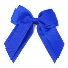 Royal Blue Mini Cheer Bow Clip