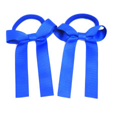 Royal Blue Pony Bows - Pack of 2 