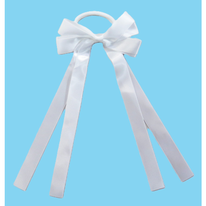 White Sports Bow Tie